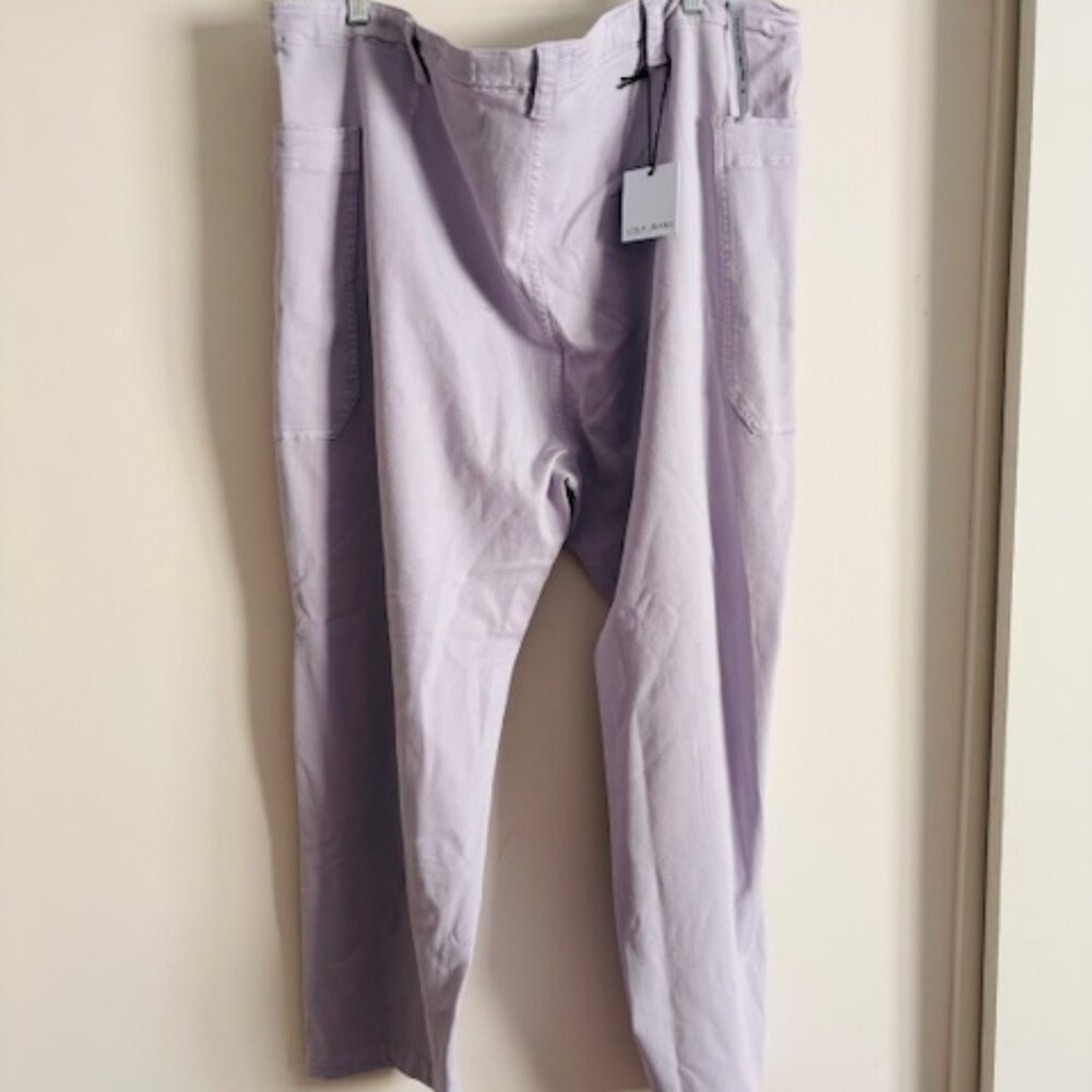 Lola Jeans - High-Rise Willow ML Cargo Pant | Misty Lilac NWT 42 - Picture 7 of 11
